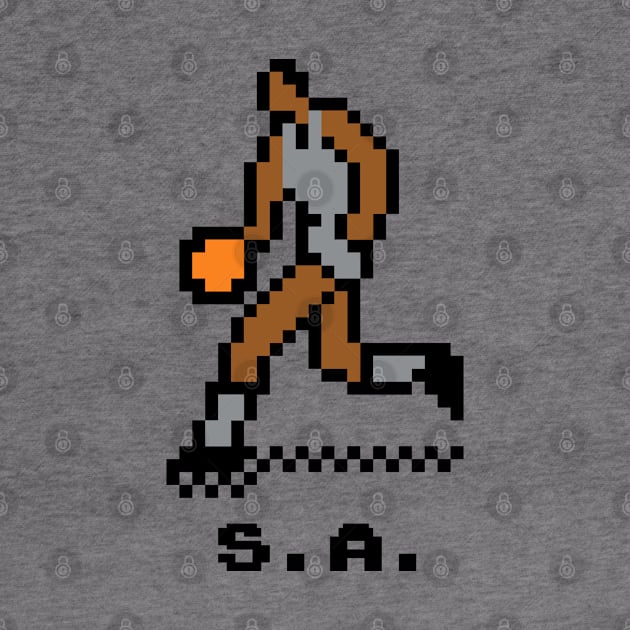 8-Bit Basketball - San Antonio by The Pixel League